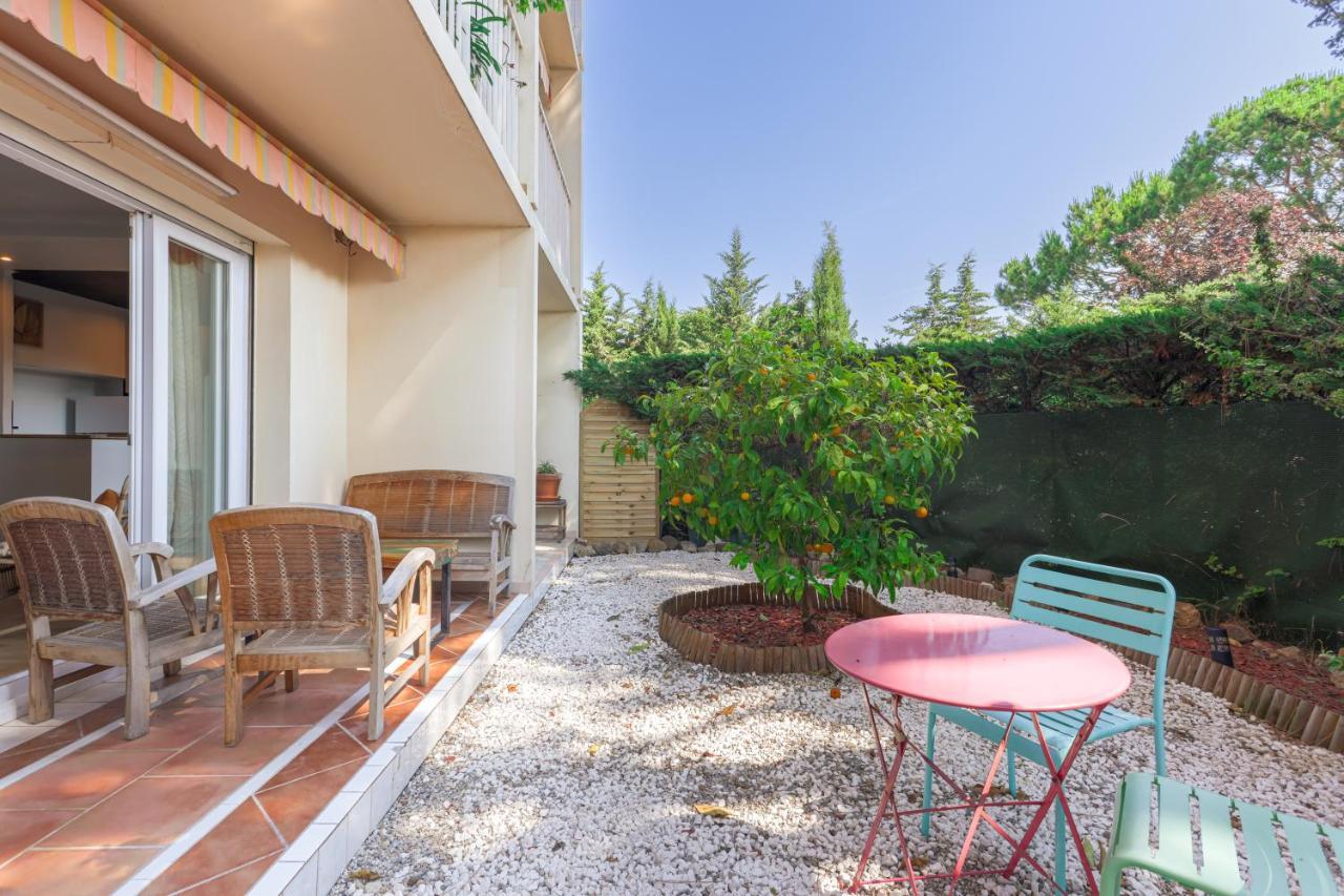 Beauvallon Plage - Magnifique T2 Avec Jardin, Proche Centre, Mer Antibes Exterior photo